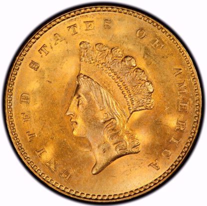 Picture of $1 Gold Indian Head Type 3 VF (1856-1889) (Random Year)
