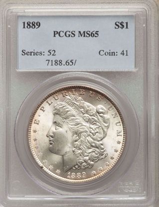 Picture of Morgan Dollars PCGS/NGC MS65