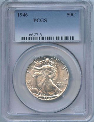 Picture of Walking Liberty Halves MS65 PCGS