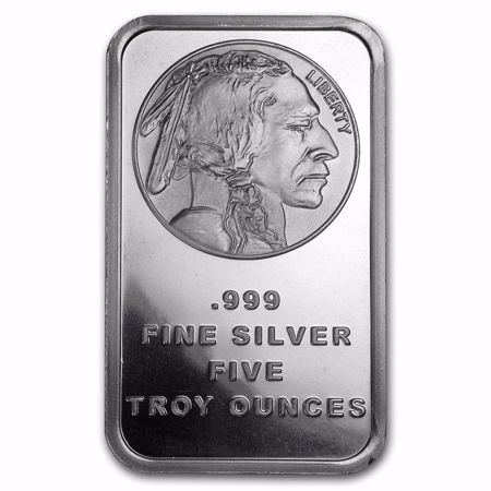 Picture for category 5 oz Silver Bars