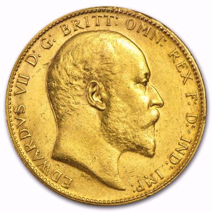 Picture of British Gold Sovereign King Edward