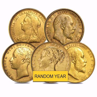 Picture of British Gold Sovereign Avg Circulated (Random Year)