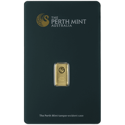 Picture of 1 gr Perth Mint Gold Bar