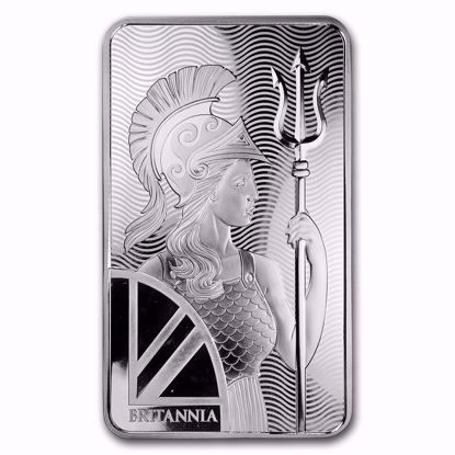 Picture of 100 oz Royal Mint Britannia Silver Bar
