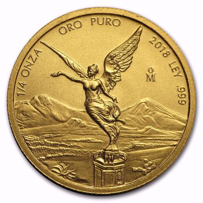 Picture of 2018 1/4 oz Mexican Gold Libertad BU