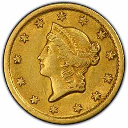 Picture of $1 Gold Liberty Head Type 1 VF (1849-1854) (Random Year)