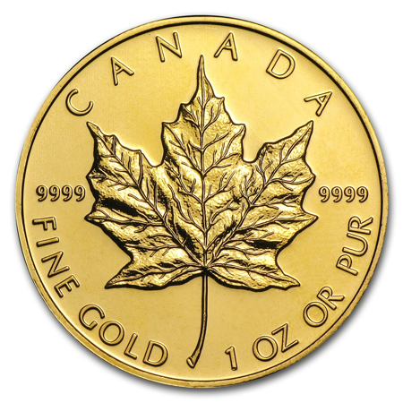 Picture for category 1 oz Canadian Gold Maple Leaf
