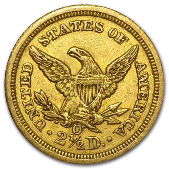 Picture of $2.50 Gold Liberty XF (1840-1907) (Random Year)