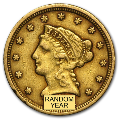 Picture of $2.50 Gold Liberty VF(1840-1907)  (Random Year)