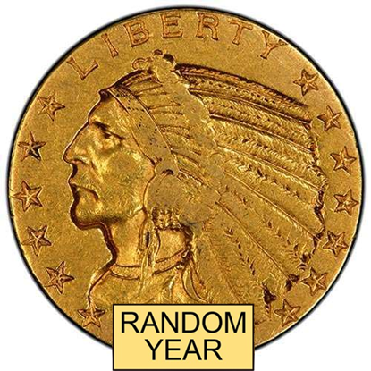 Picture of $5 Gold Indian VF (1908-1929) (Random Year)