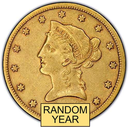 Picture of $10 Gold Liberty XF (1838-1907) (Random Year)