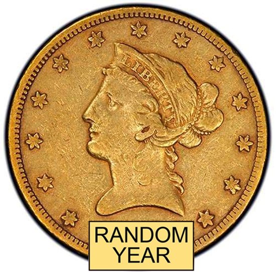 Picture of $10 Gold Liberty VF (1838-1907) (Random Year)