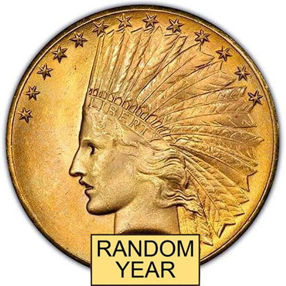 Picture of $10 Gold Indian BU (1907-1933) (Random Year)