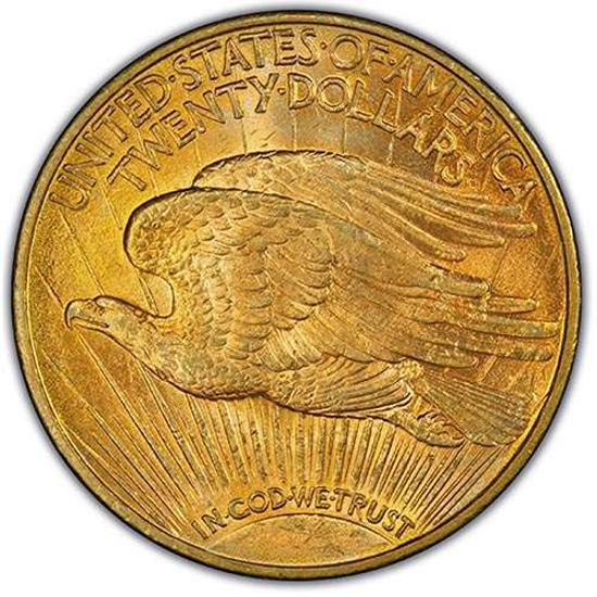Picture of $20 Gold St. Gaudens AU (1907-1933) (Random Year)