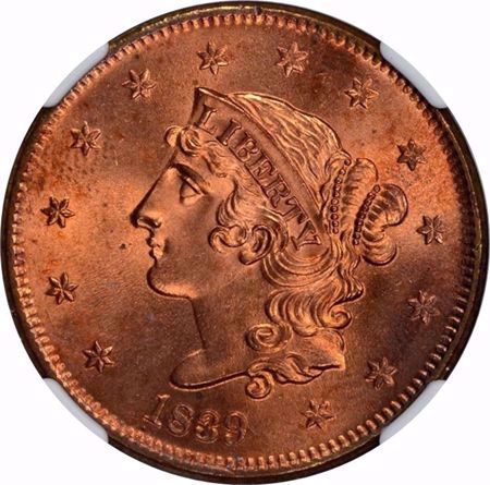 Picture for category Coronet Head Cent (1816-1839)