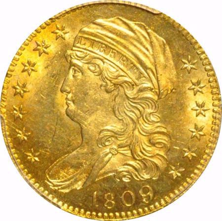 Picture for category Capped Bust $5 (1807-1834)
