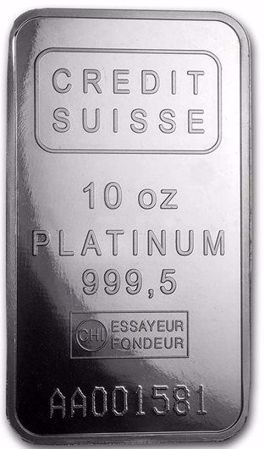 Picture for category 10 oz Platinum Bars