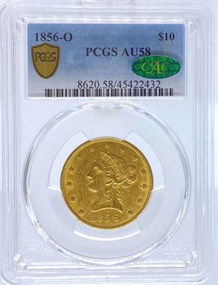 Picture of 1856-O $10 Liberty AU58 PCGS