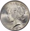 Picture of 1934 Peace Dollar MS67 PCGS