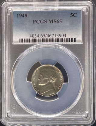 Picture of 1948 Jefferson Nickel MS65 PCGS