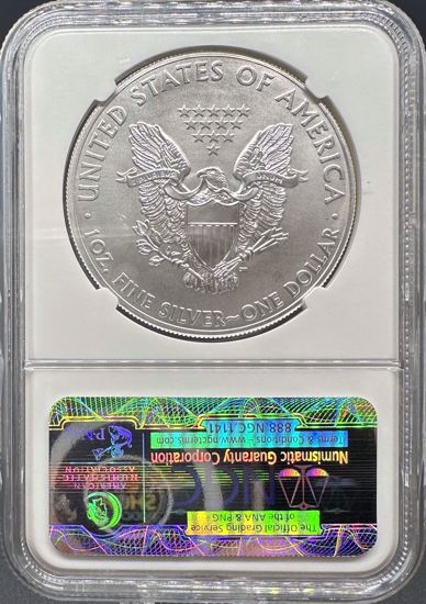 Picture of 2014 Silver Eagle MS69 NGC First Release MS70