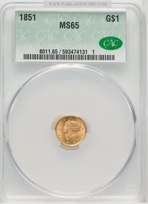 1853 G$1 Liberty Head Gold Dollar NGC MS 63- Free Shipping USA - The Happy  Coin