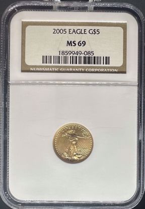 Picture of 2005 G$5 Eagle MS69 NGC