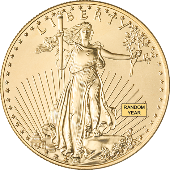 Picture of 1 oz American Gold Eagle (Random Year)