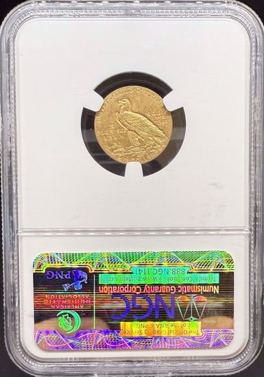 Picture of 1928 $2.5 Indian MS62 NGC