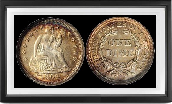Liberty Seated Arrows Dimes