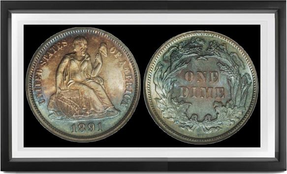 Liberty Seated Legend Dimes