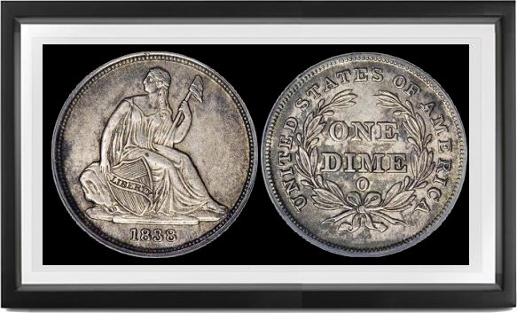 Liberty Seated No Stars Dimes