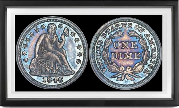 Liberty Seated Stars Dimes