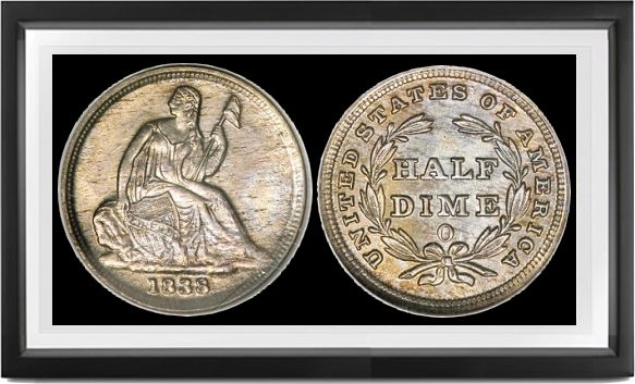 Liberty Seated-NS Half Dimes