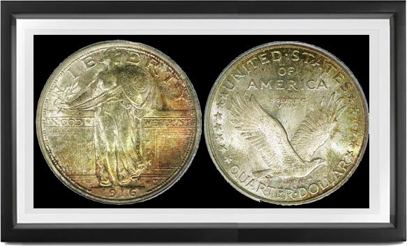 Standing Liberty Type 1 Quarters